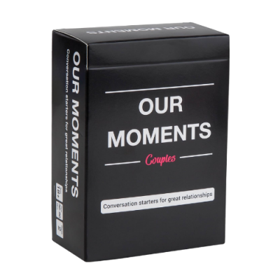Our Moments Couples:100 Thought Provoking Conversation Starters Card Game